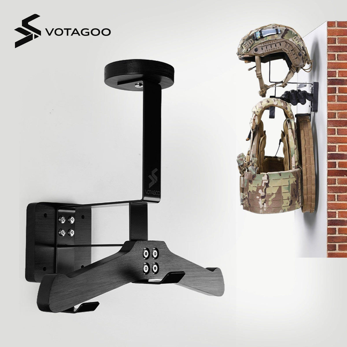 VOTAGOO® Gear Helmet Rack-0