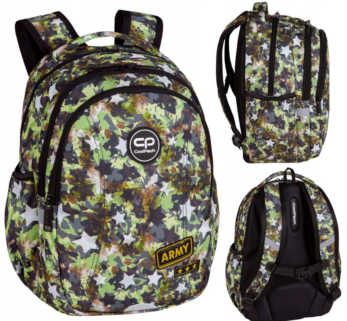 CoolPack joy s rugzak army camouflage - schooltas voor kinderen-0