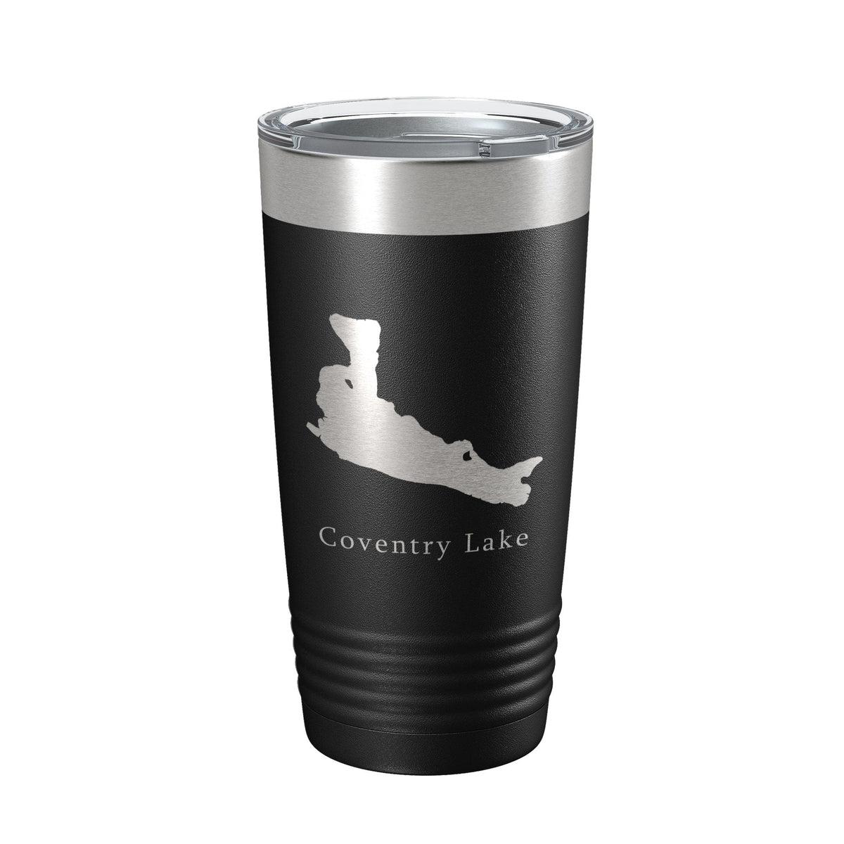 Coventry Lake Map Tumbler Travel Mug Insulated Laser Engraved Coffee Cup Connecticut 20 oz-5