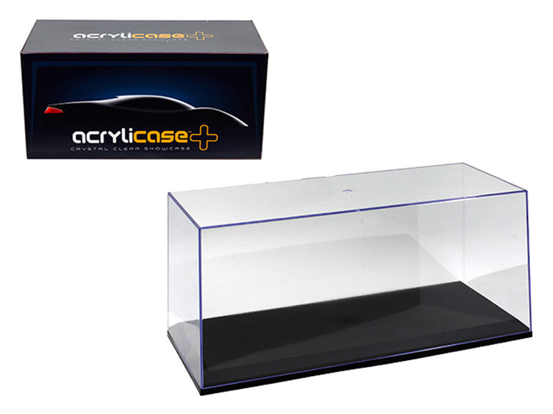 Collectible Display Show Case with Black Base for 1/24 1/18 Scale Models by Illumibox