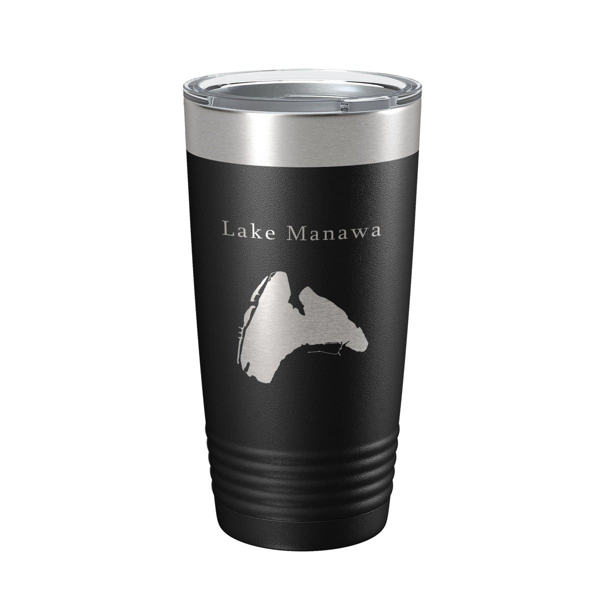 Lake Manawa Map Tumbler Travel Mug Insulated Laser Engraved Coffee Cup Iowa 20 oz-5