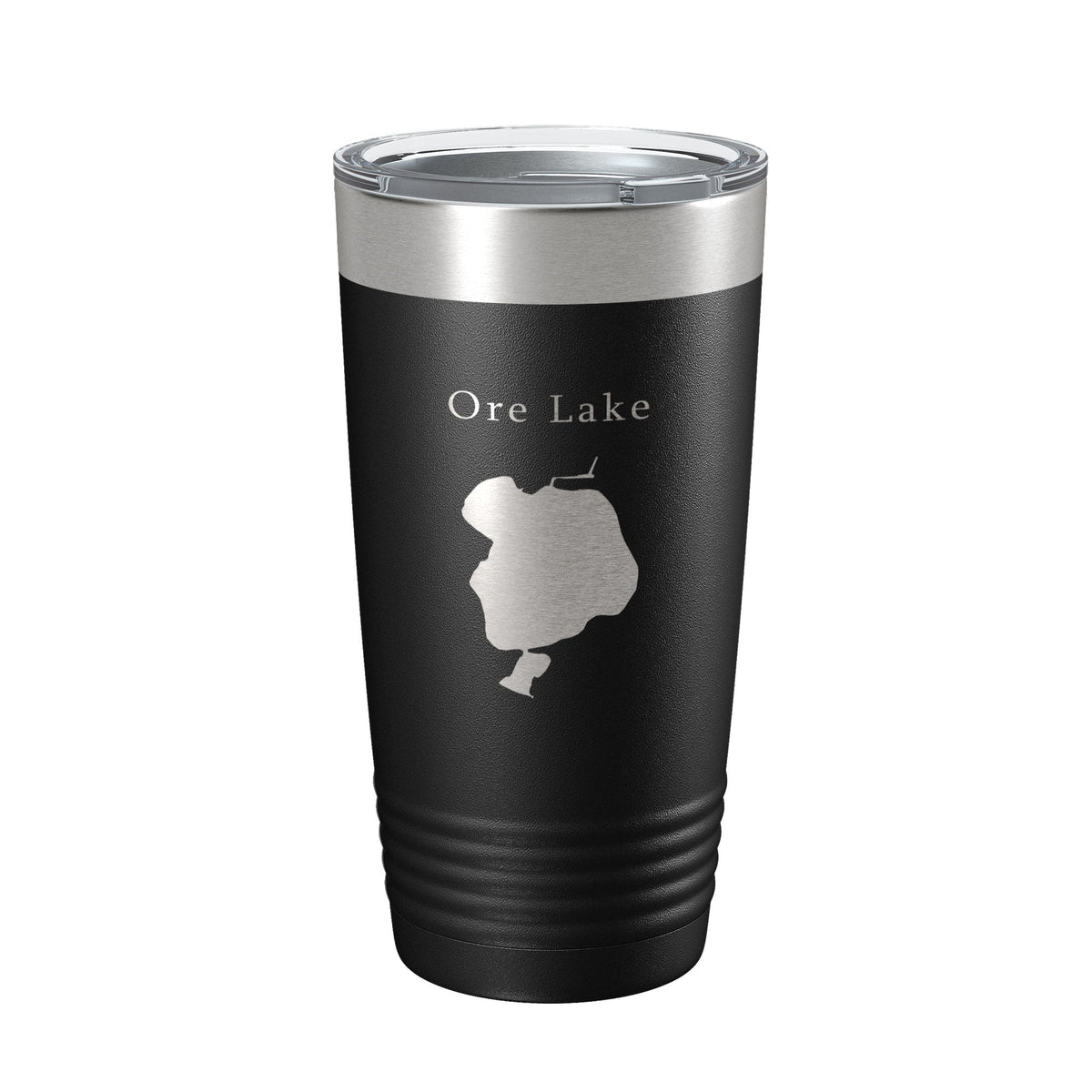 Ore Lake Map Tumbler Travel Mug Insulated Laser Engraved Coffee Cup Huron River Chain of Lakes Michigan 20 oz-5