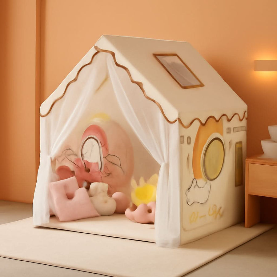 Extra Large Foldable Toddlers Play Tent With Windows