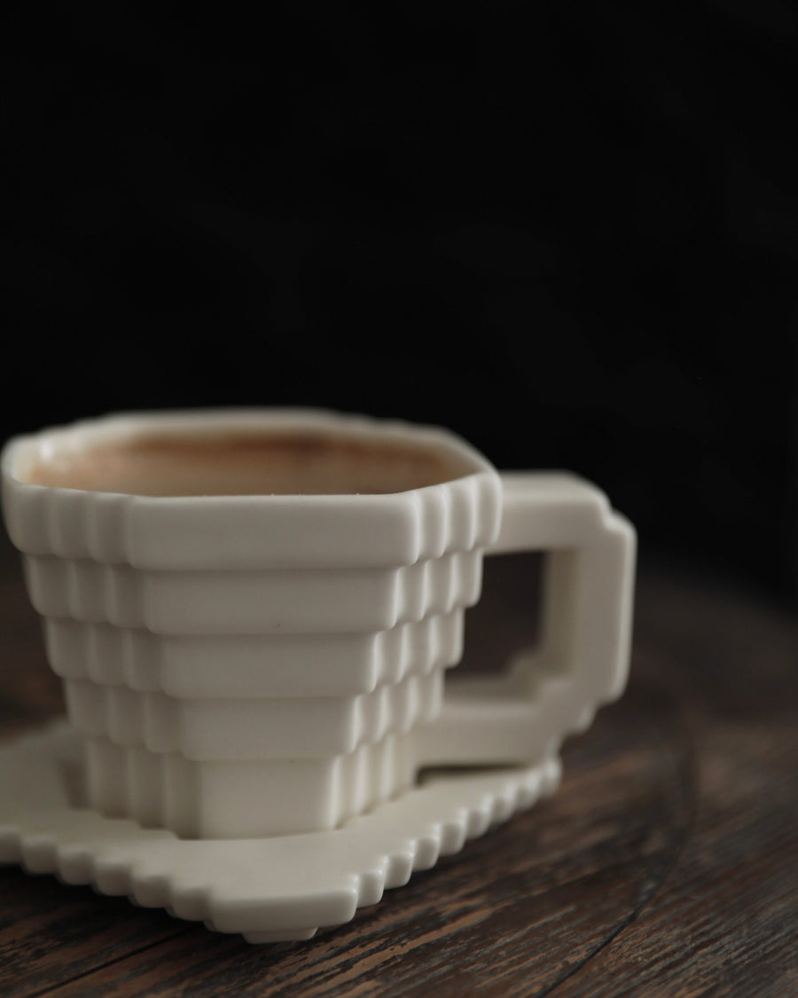Pixel Stack Ceramic Cup Set