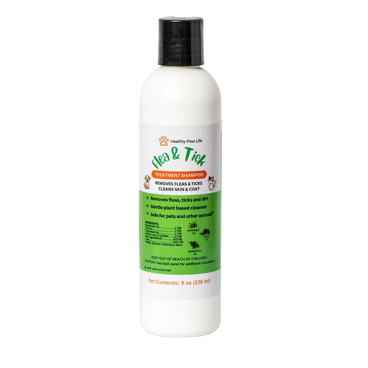 Flea & Tick  Shampoo for  Pets - Powered by  Plant based Natural Essential Oils-0