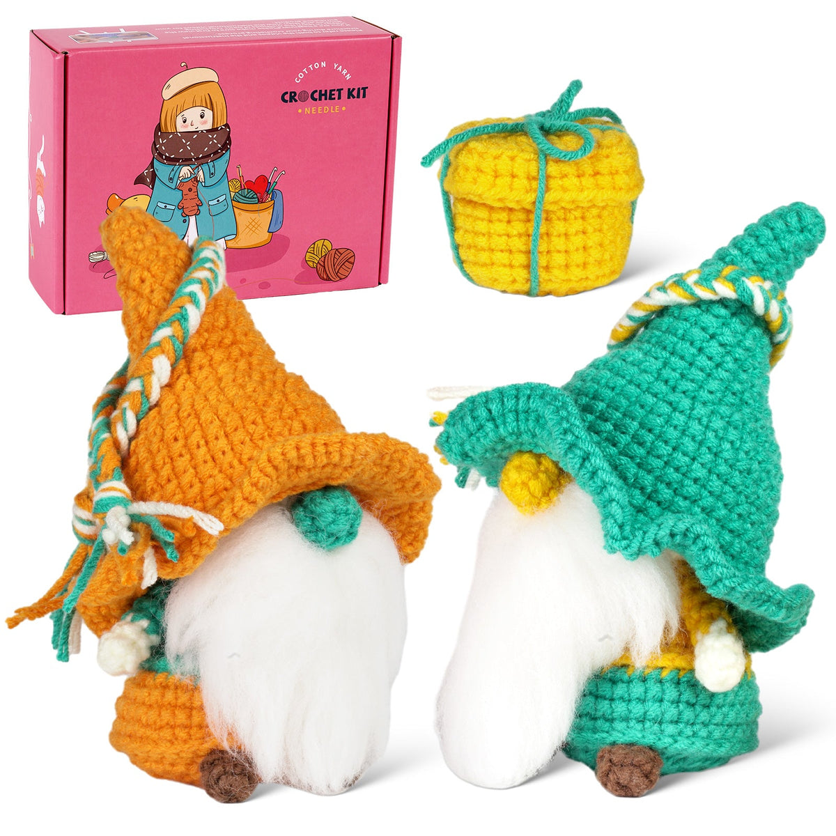 Gnomes Amigurumi DIY Crochet Kit Wizardi F07N8-M163-0