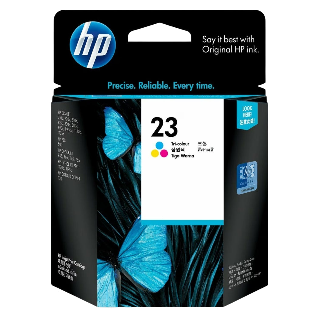 OEM HP 23 (C1823D) Tri-Color Ink Cartridge-0