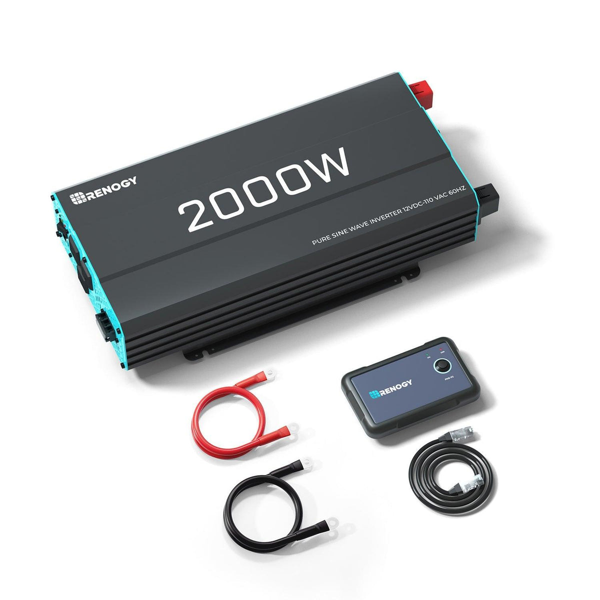 2000W 12V Pure Sine Wave Power Inverter, New Edition DC to AC Converter-0