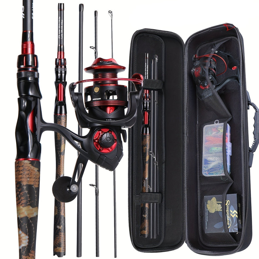 Fishing Rod Reel Combo Carbon Fiber