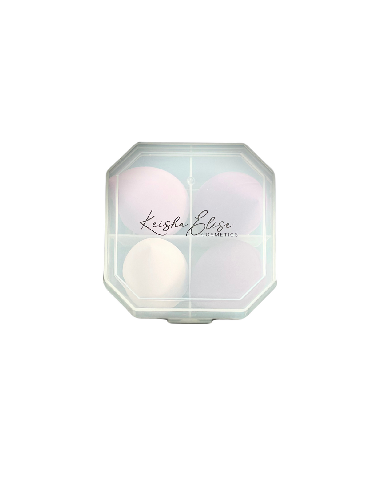 4-Piece Makeup Sponge Set with Travel Case-0