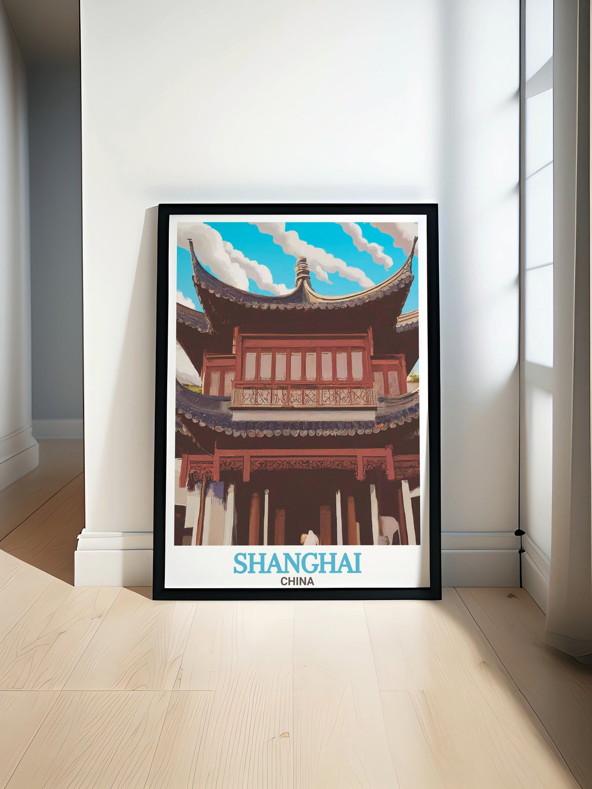 Shanghai  Travel Print - Yu Garden Wall Art - China Travel Poster - China Wall Print-0