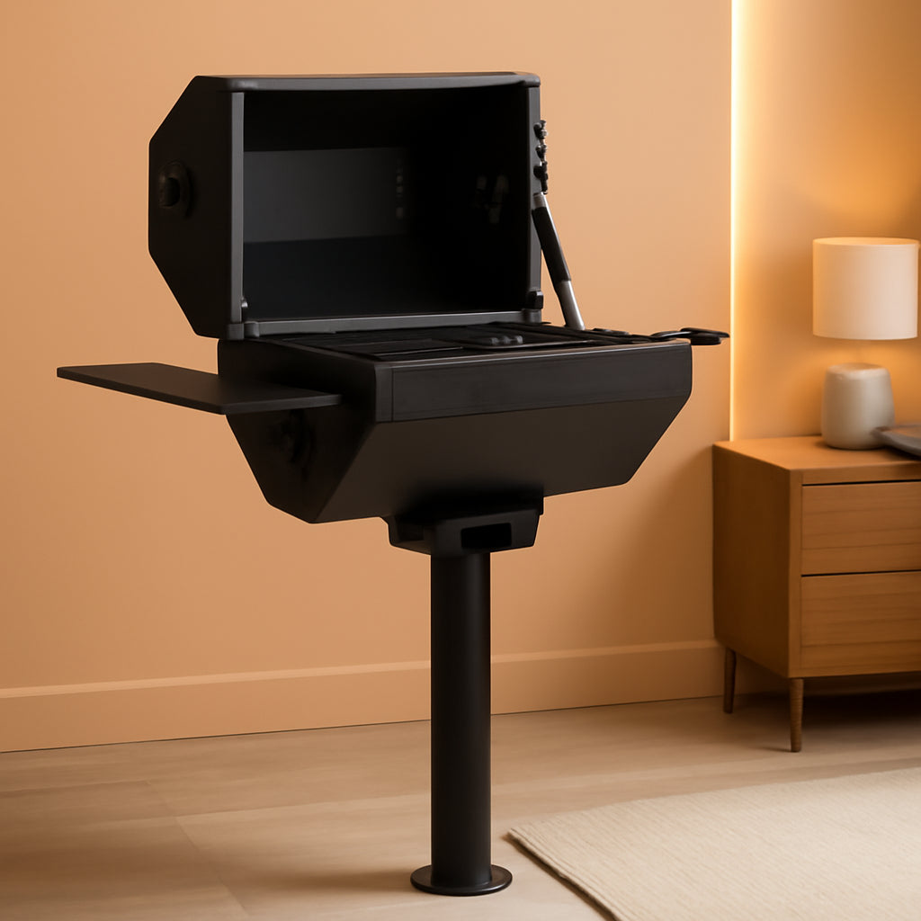 Park Style Charcoal Grill 260 SquareInches Cover Included-0