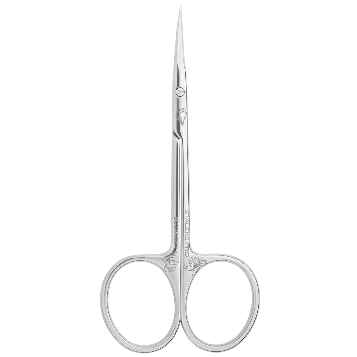 STALEKS PRO EXCLUSIVE 22 TYPE 1 PROFESSIONAL CUTICLE SCISSORS ELONGATED HANDLES MAGNOLIA SX-22/1M- STALEKS™-0