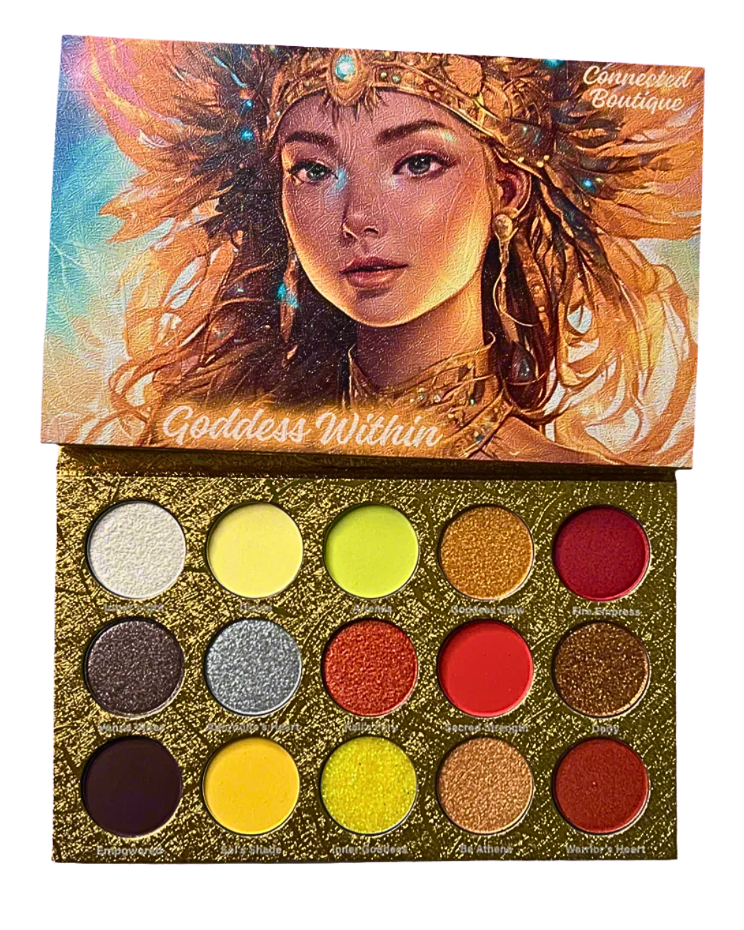Goddess Within 15‑Shade Eyeshadow Palette – Bold Mattes & Luminous Shimmers-0