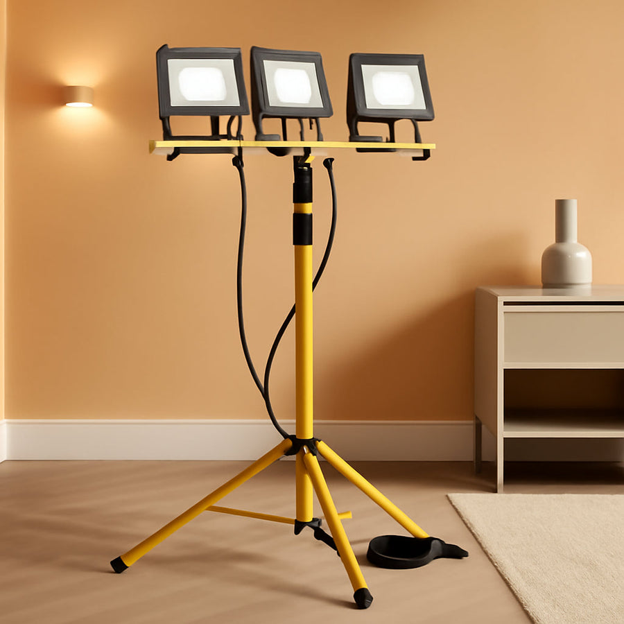 LED Work Light Tripod IP66 Water proof All Weather 21000 Lumens