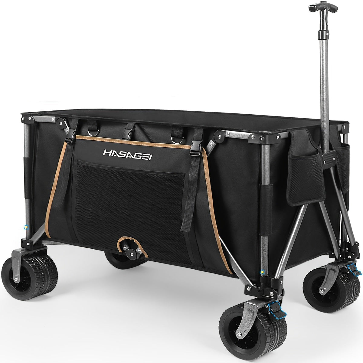 Folding Utility Wagon with Large Wheels-0