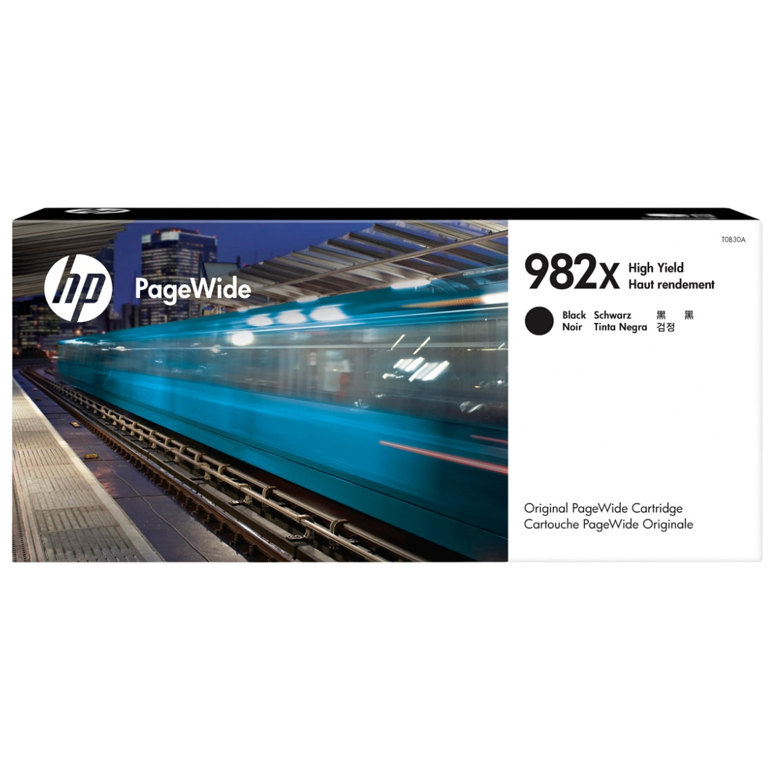 Original HP 982X High Yield Black Ink Cartridge, T0B30A-0