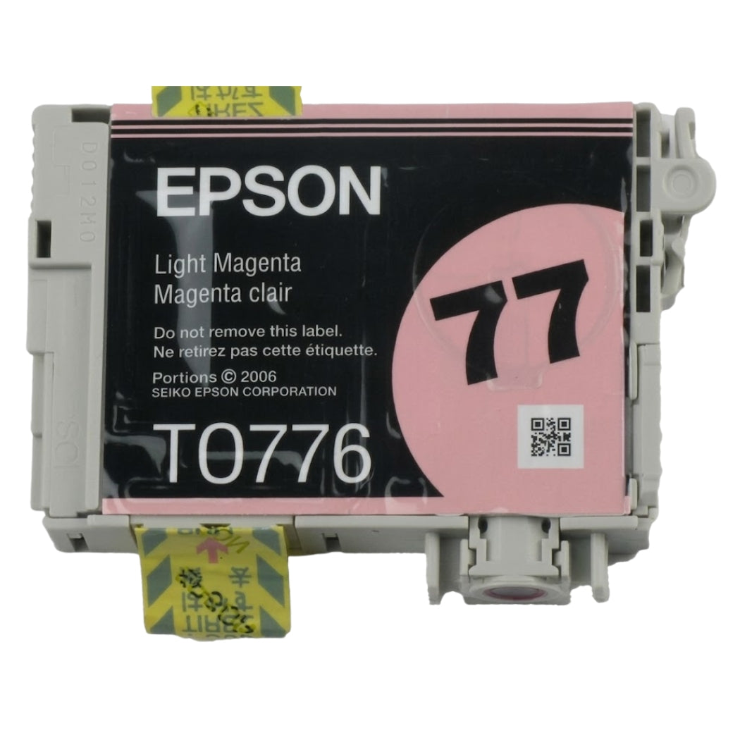 Original Epson 77 (T0776) Light Magenta Ink Cartridge-0
