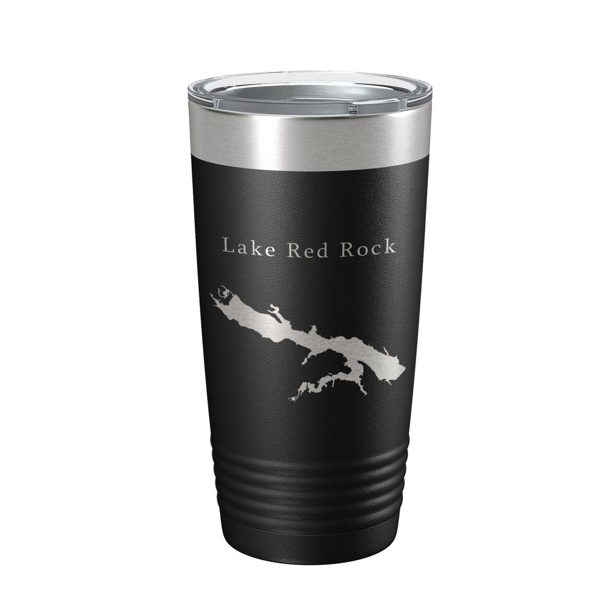 Lake Red Rock Map Tumbler Travel Mug Insulated Laser Engraved Coffee Cup Iowa 20 oz-5