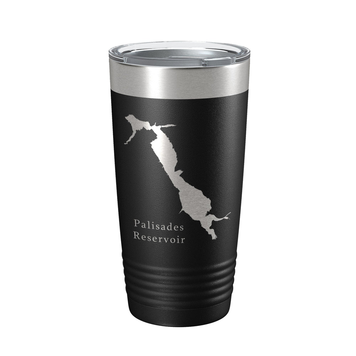 Palisades Reservoir Tumbler Lake Map Travel Mug Insulated Laser Engraved Coffee Cup Idaho Wyoming 20 oz-5