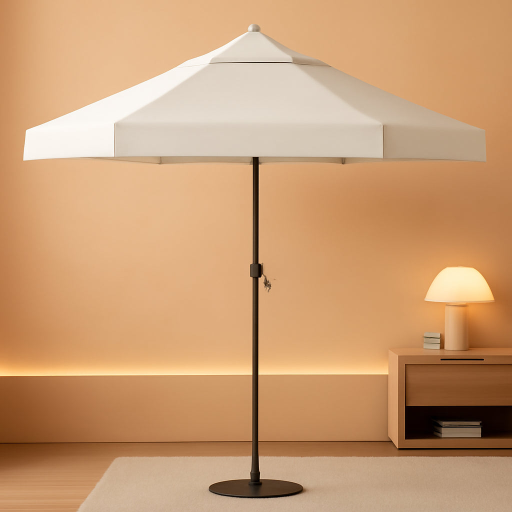 9 Foot Wind Resistant Olefin Fabric Patio Umbrella-0