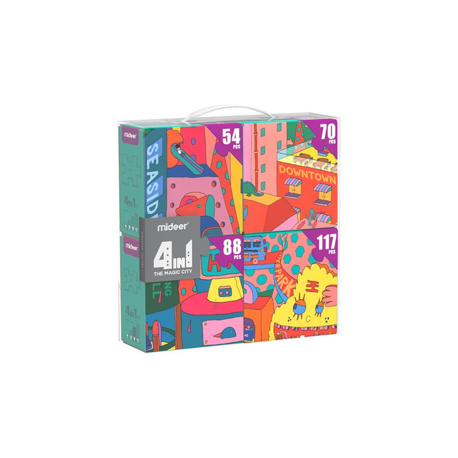 4 In 1 The Magic City Puzzle Set 329pcs