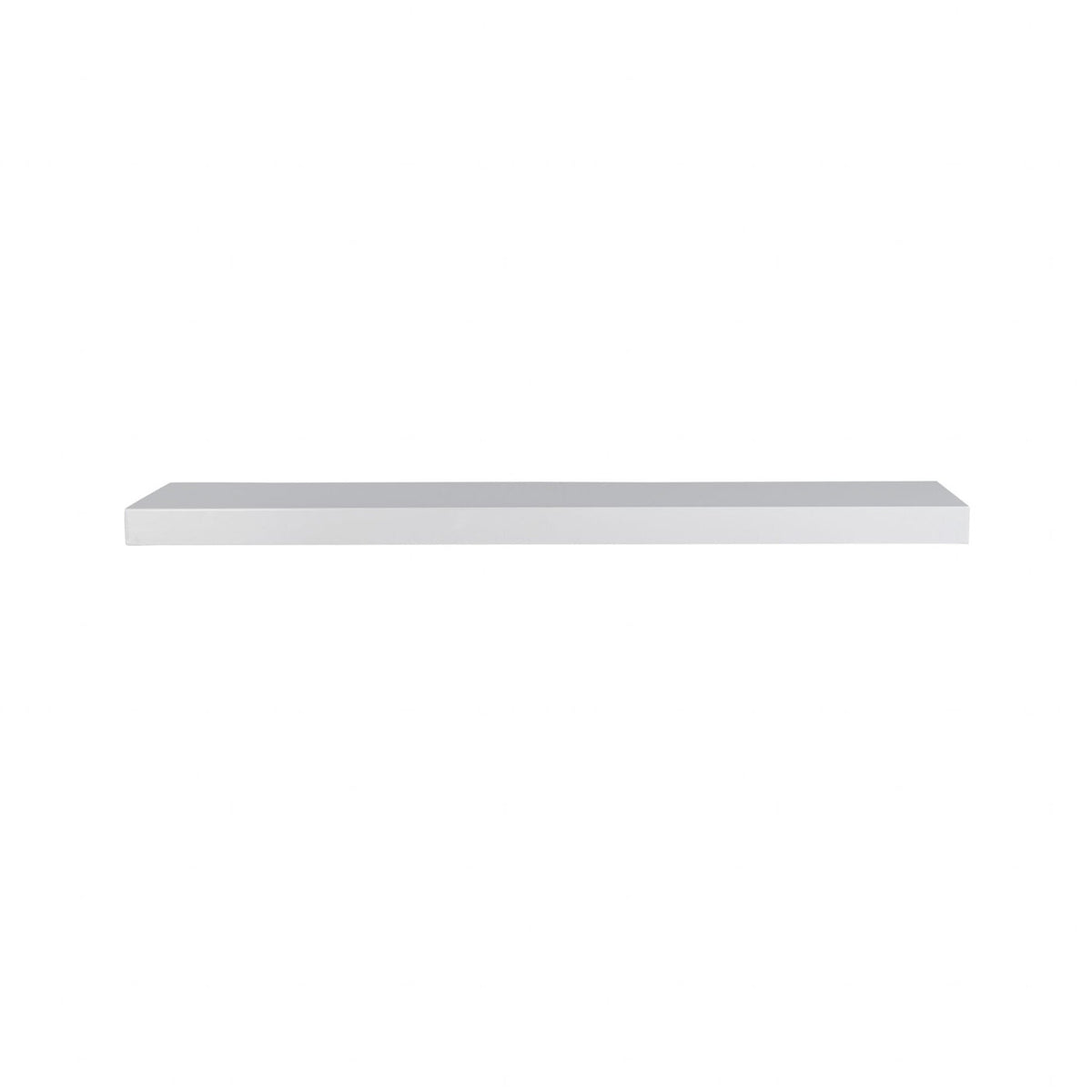 43" White Wooden Wall Mounted Floating Shelf-0