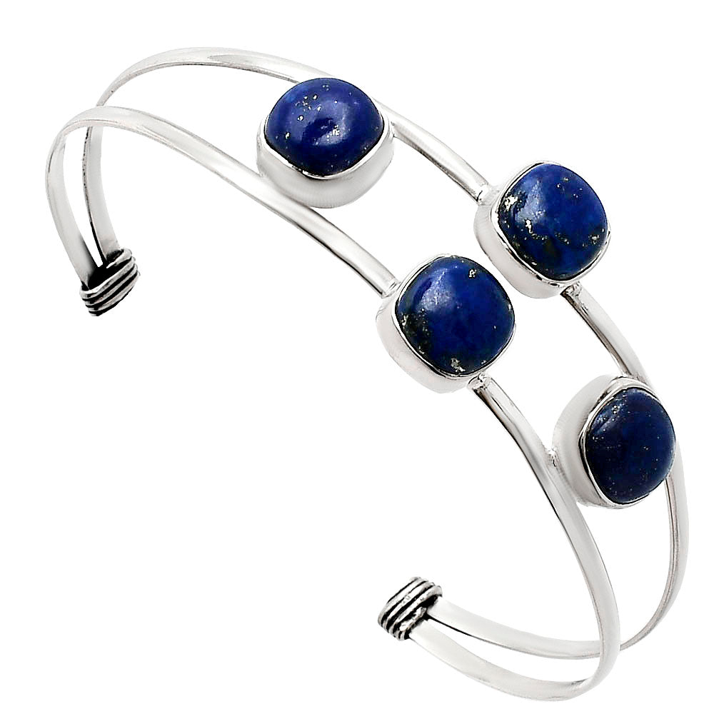 Premium Quality Lapis Lazuli Cuff Bangle Bracelet B-1047 42-EB10478-1