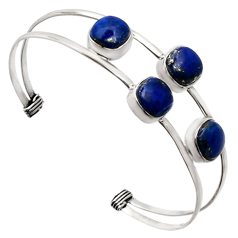Premium Quality Lapis Lazuli Cuff Bangle Bracelet B-1047 42-EB10479-1