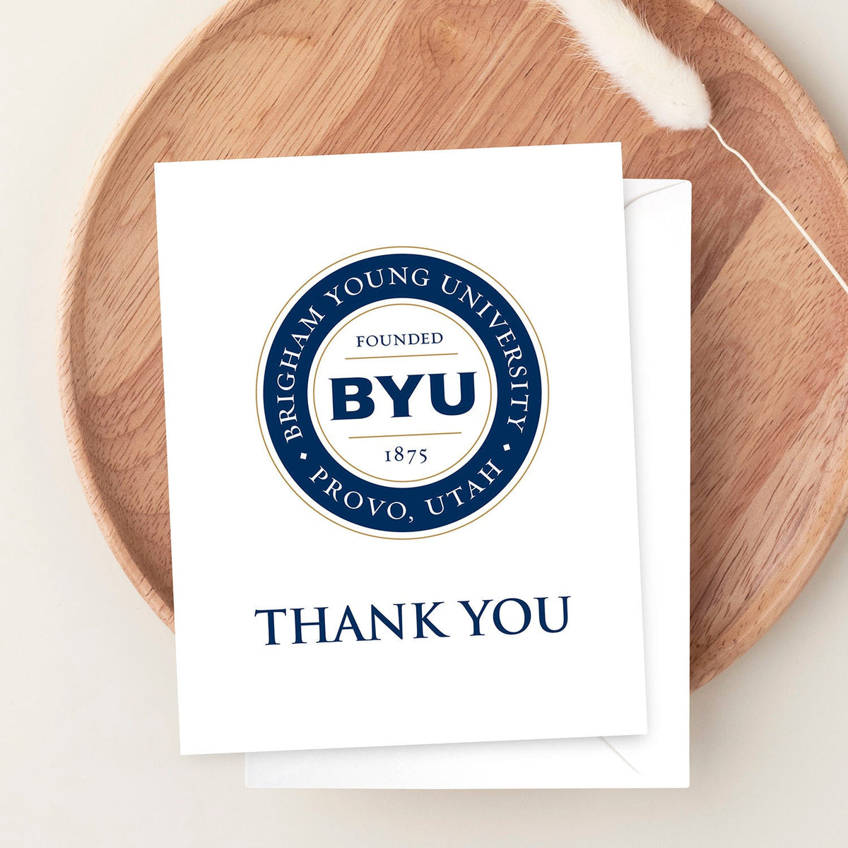 White BYU Thank You Card (10 Pack)-0