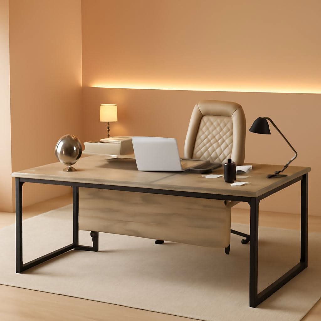 Retro-Gray L-Shaped Executive-Grade Desk File Cabinet-0