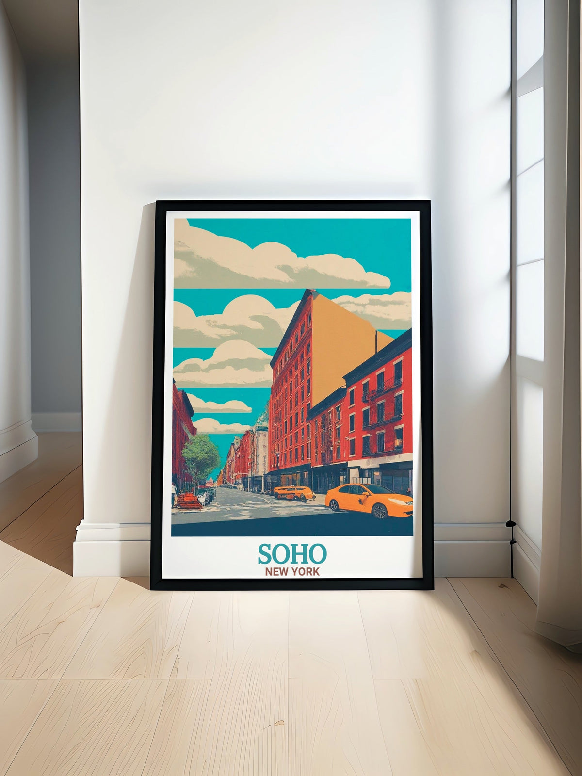 Soho Travel Poster - Spring Street Canvas Print - London Palladium Wall Poster - London Palladium Travel Print-0