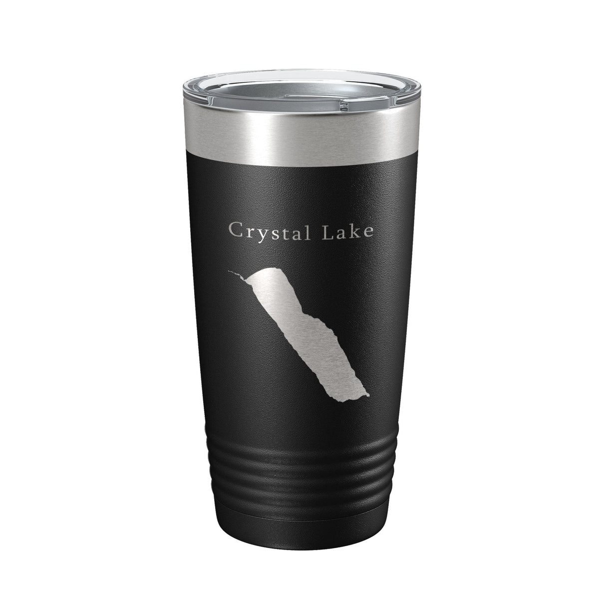 Crystal Lake Map Tumbler Travel Mug Insulated Laser Engraved Coffee Cup Vermont 20 oz-5