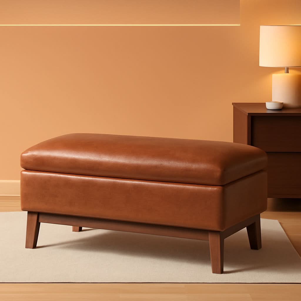 Mid Century Modern Coffee Table With Lift Top Storage-0