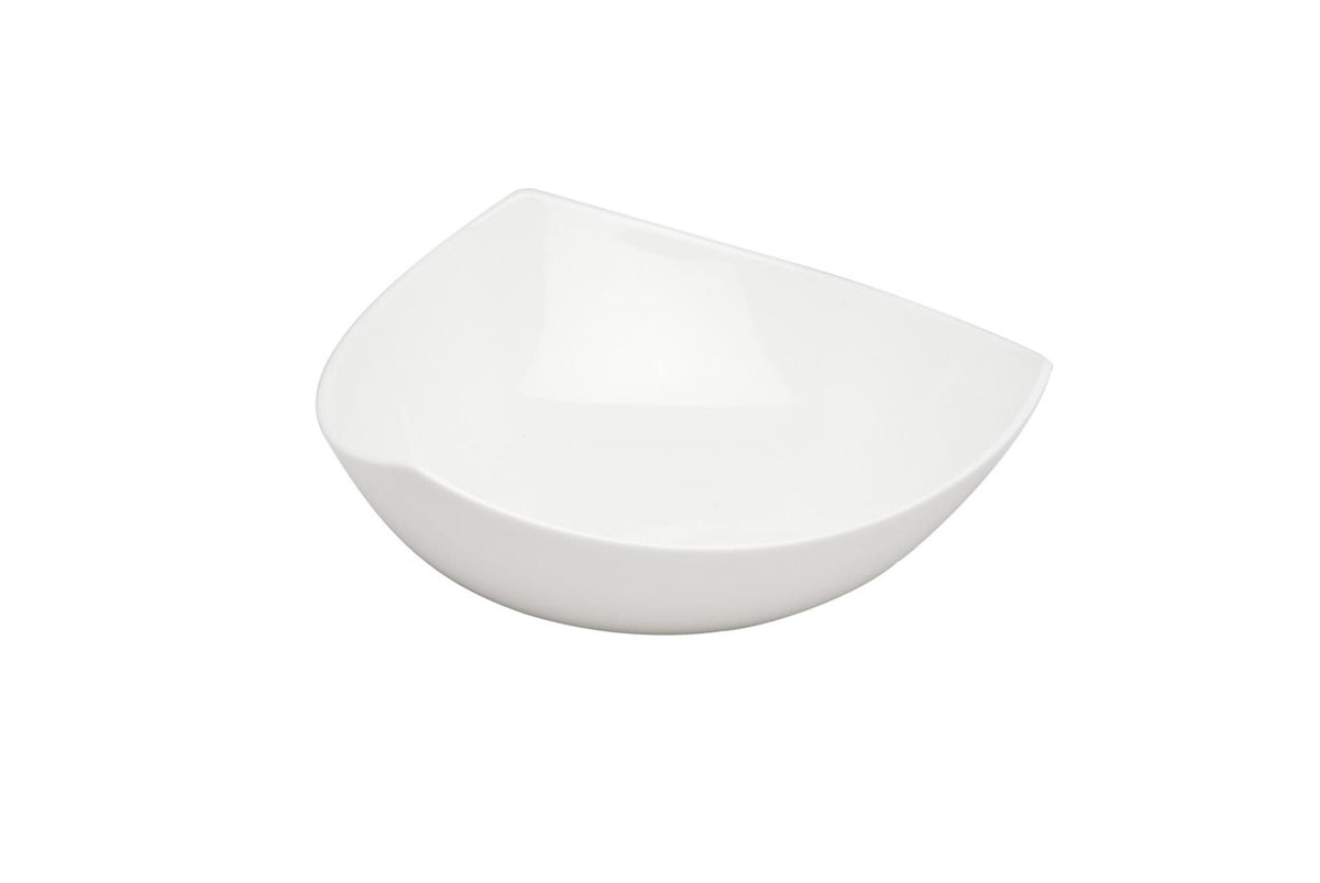 White Six Piece Triangle Bone China Service For Six Bowl Set (white-six-piece-triangle-bone-china-service-for-six-bowl-set)