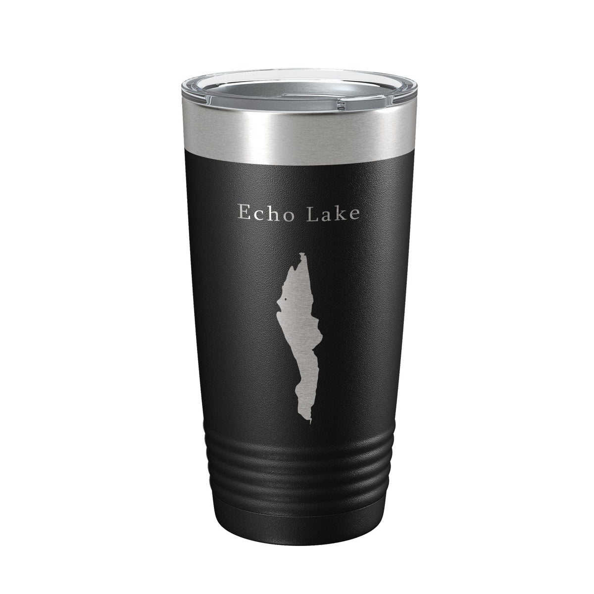 Echo Lake Map Tumbler Travel Mug Insulated Laser Engraved Coffee Cup Acadia Maine 20 oz-5