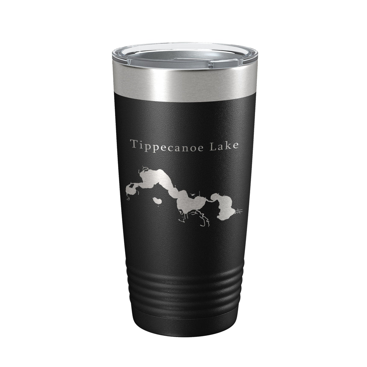 Tippecanoe Lake Map Tumbler Travel Mug Insulated Laser Engraved Coffee Cup Indiana 20 oz-5