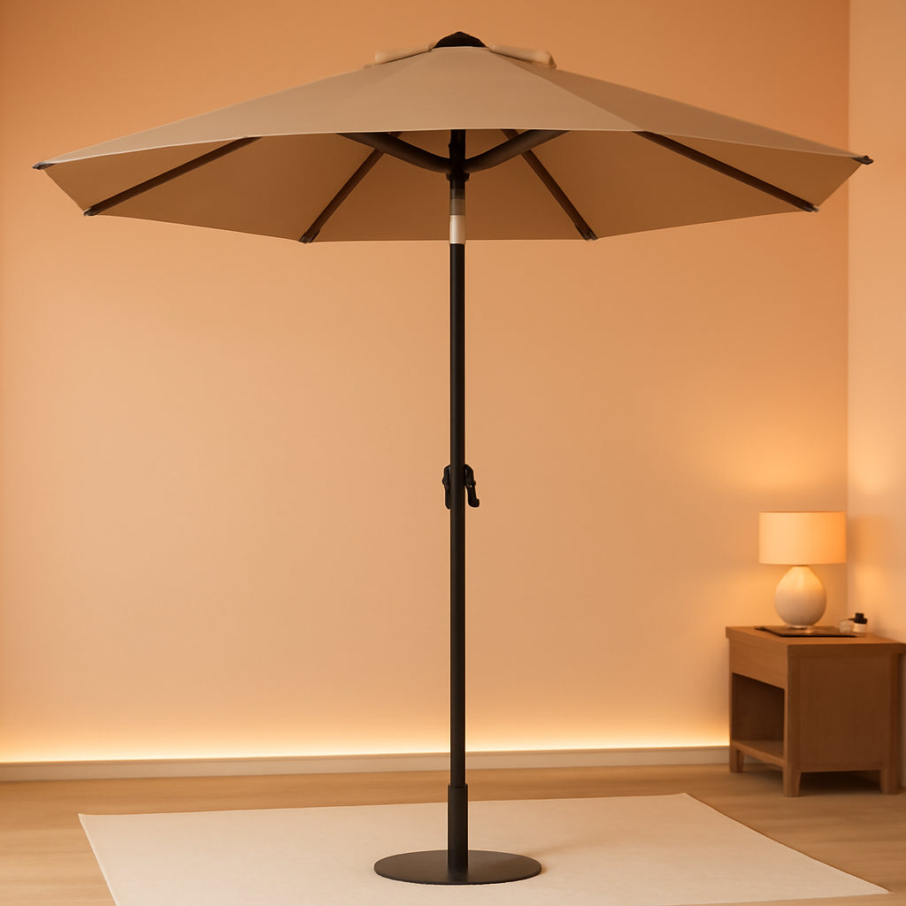 Outdoor Market Umbrella With Waterproof Crank Lift-0