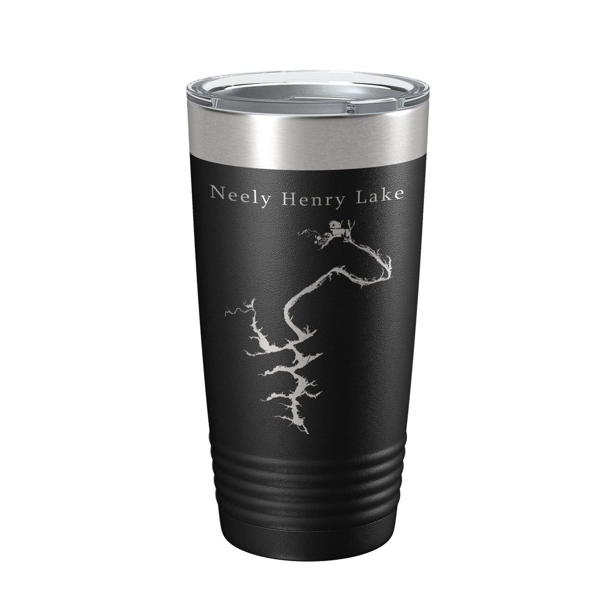 Neely Henry Lake Map Tumbler Travel Mug Insulated Laser Engraved Coffee Cup Alabama 20 oz-5