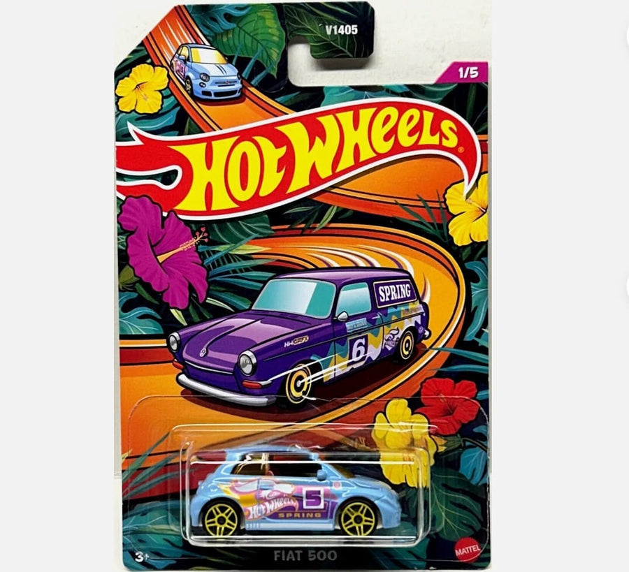 Hot Wheels 2024 Spring Fiat 500 Toy Car
