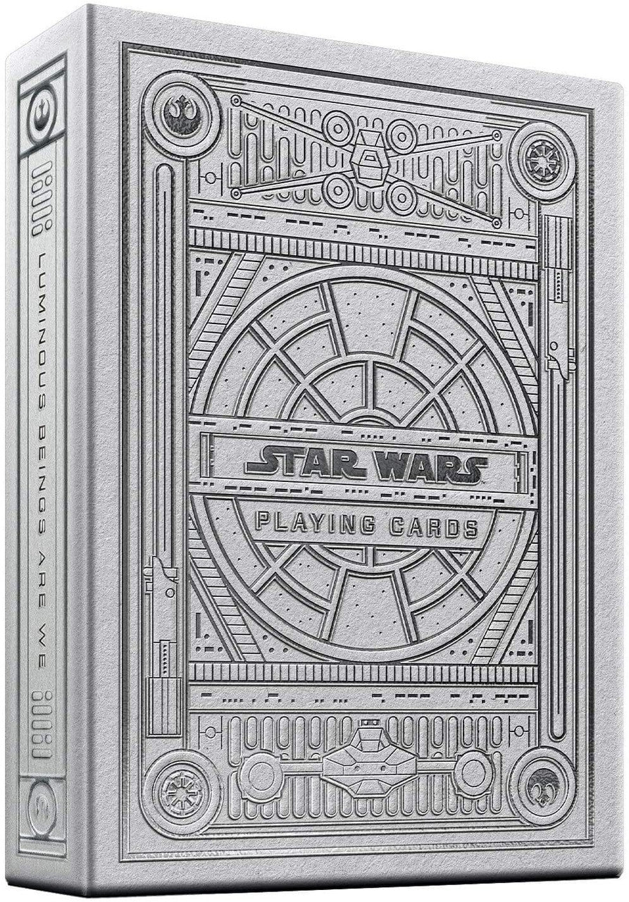 Star Wars Playing Cards Silver Edition - Light Side White-0