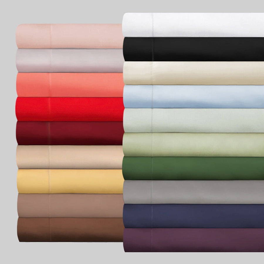 Hunter Green Queen Cotton Blend 300 Thread Count Washable Duvet Cover Set