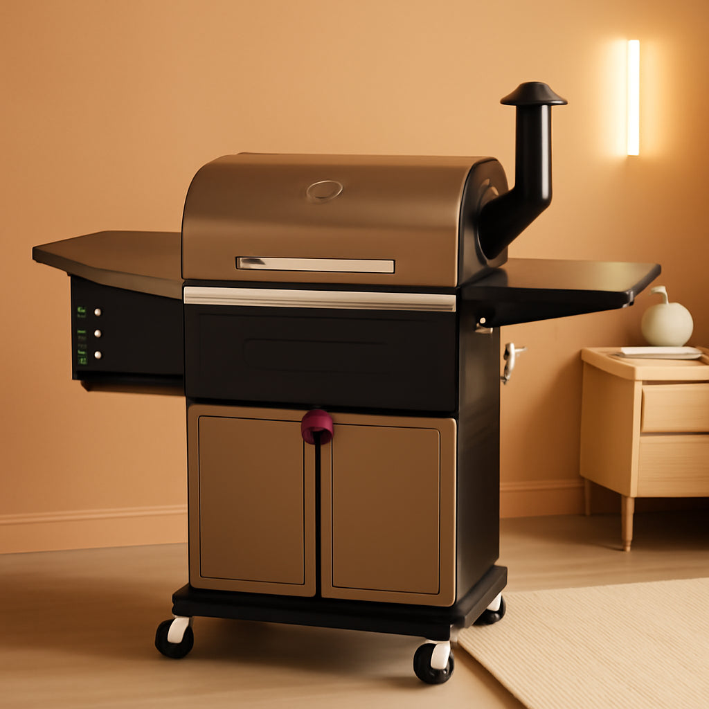 Wood Pellet Grill Smoker PID Controller Large Capacity-0