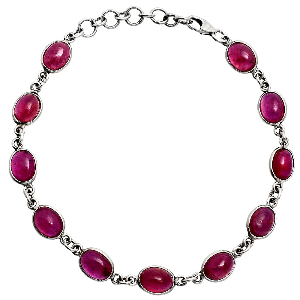 Premium Quality Lab Created Ruby Bracelet B-1001 58-EB10586-1