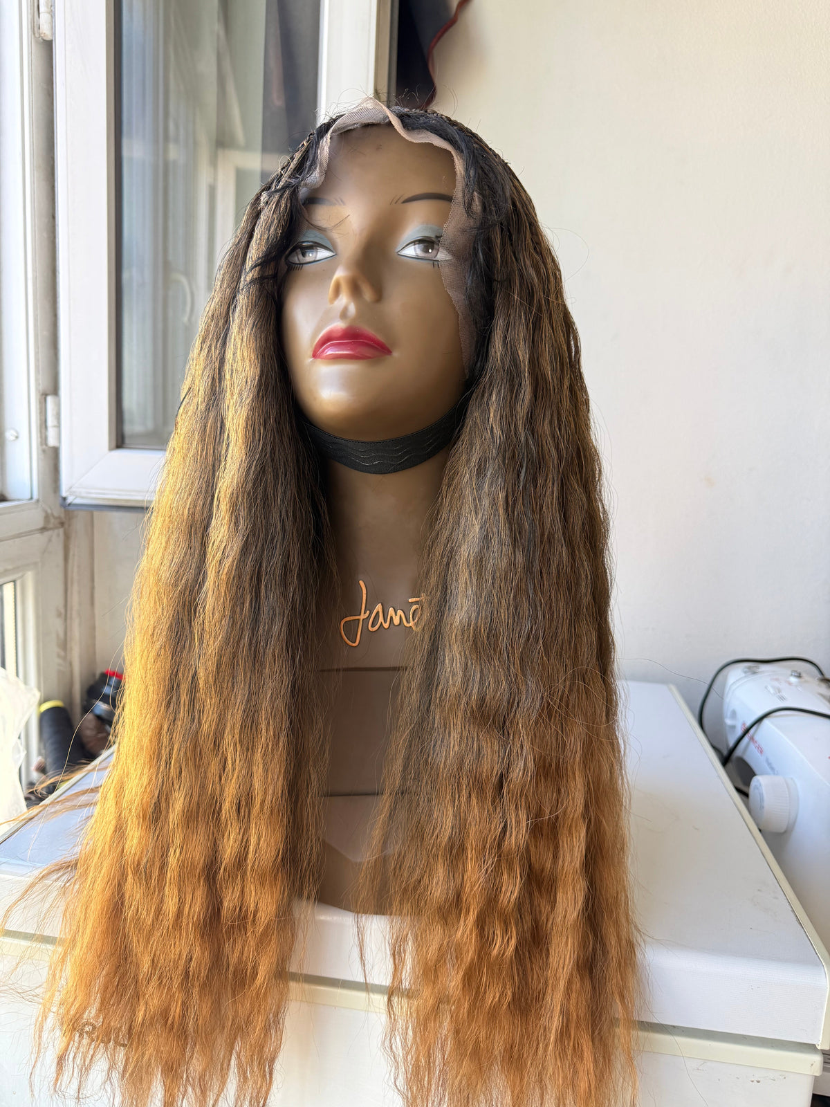 Perruque full lace piqué lâché mix couleur - SKALA-0