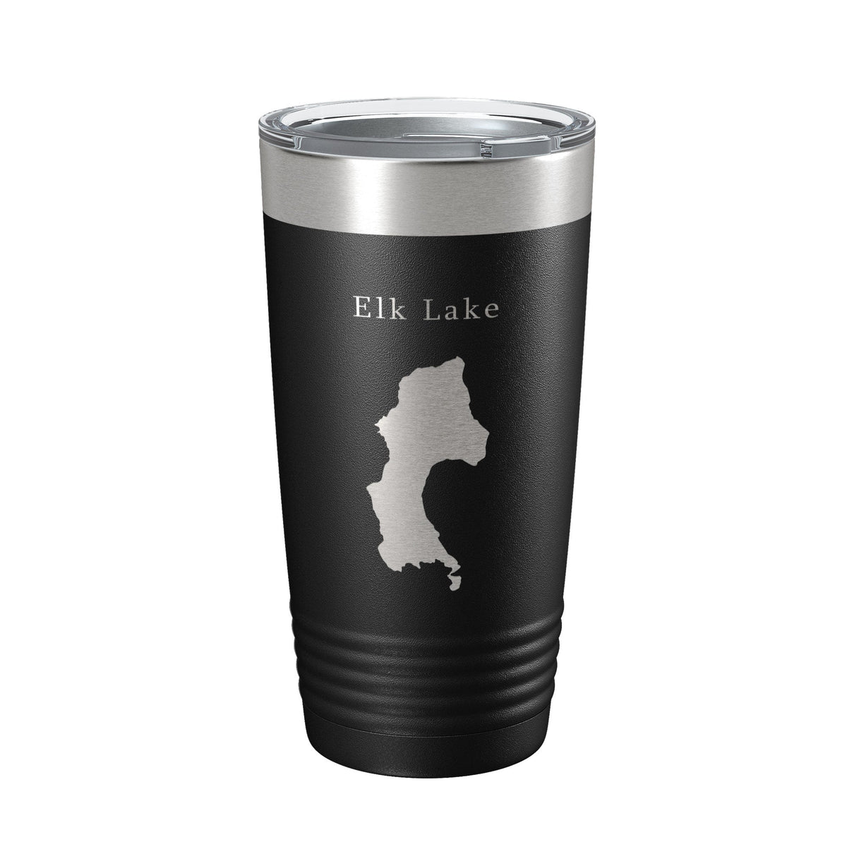 Elk Lake Map Tumbler Travel Mug Insulated Laser Engraved Coffee Cup Oregon 20 oz-5