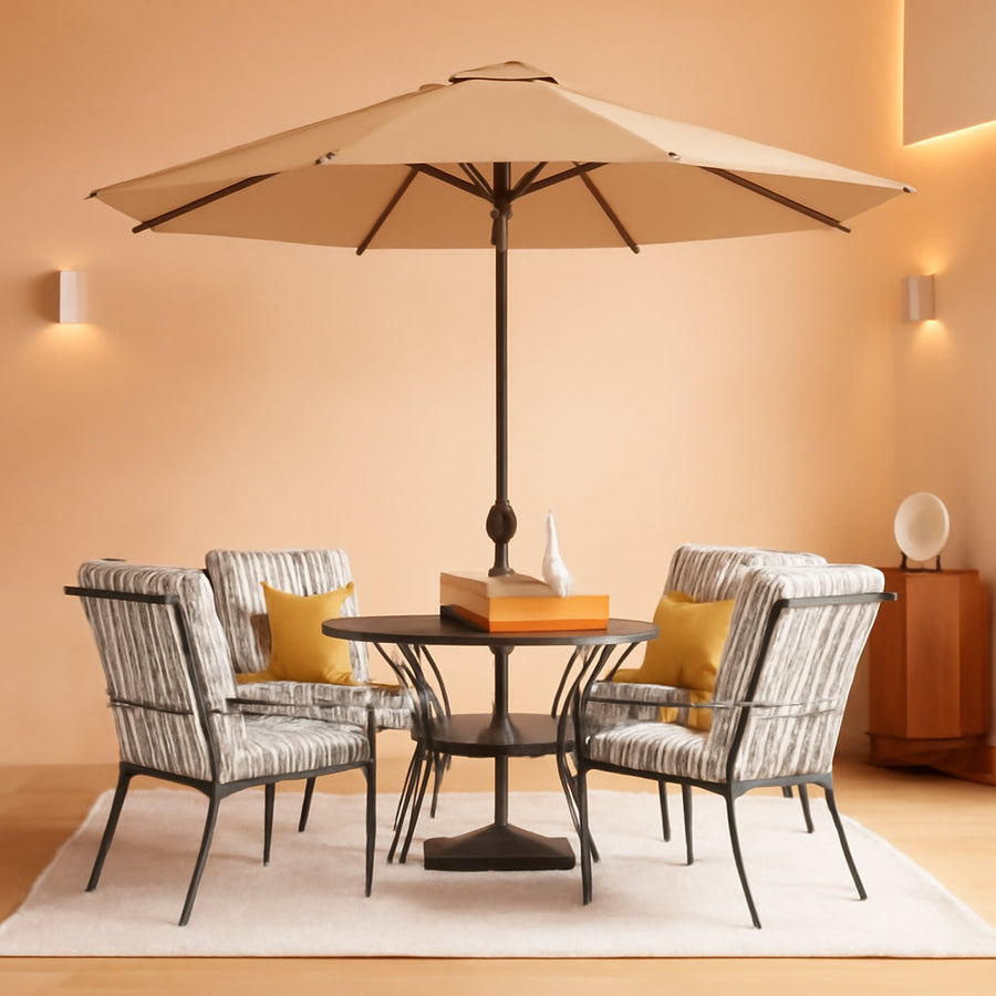 10 Ft Tan Professional Patio Umbrella Base