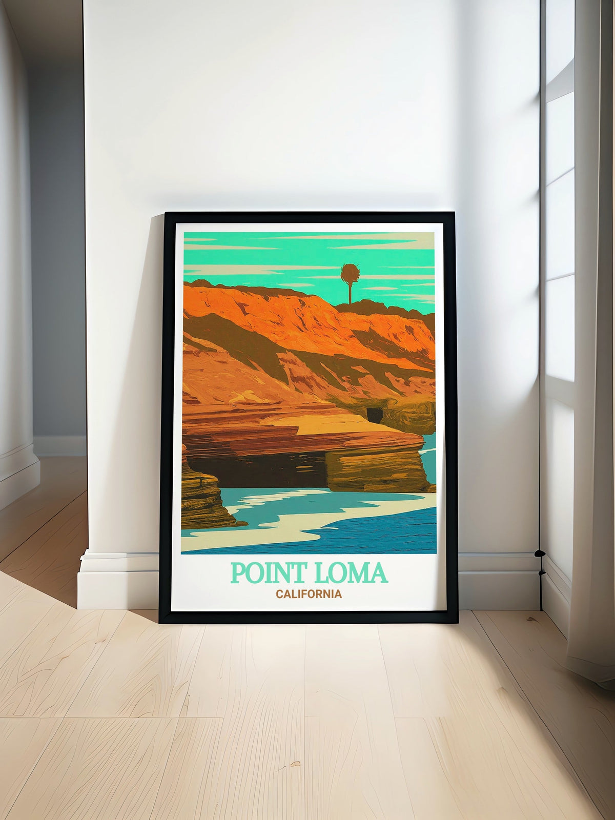 Point Loma Travel Print - Sunset Cliffs Natural Park Art - Point Loma Travel Art - Point Loma Travel Poster - California Poster Print-0