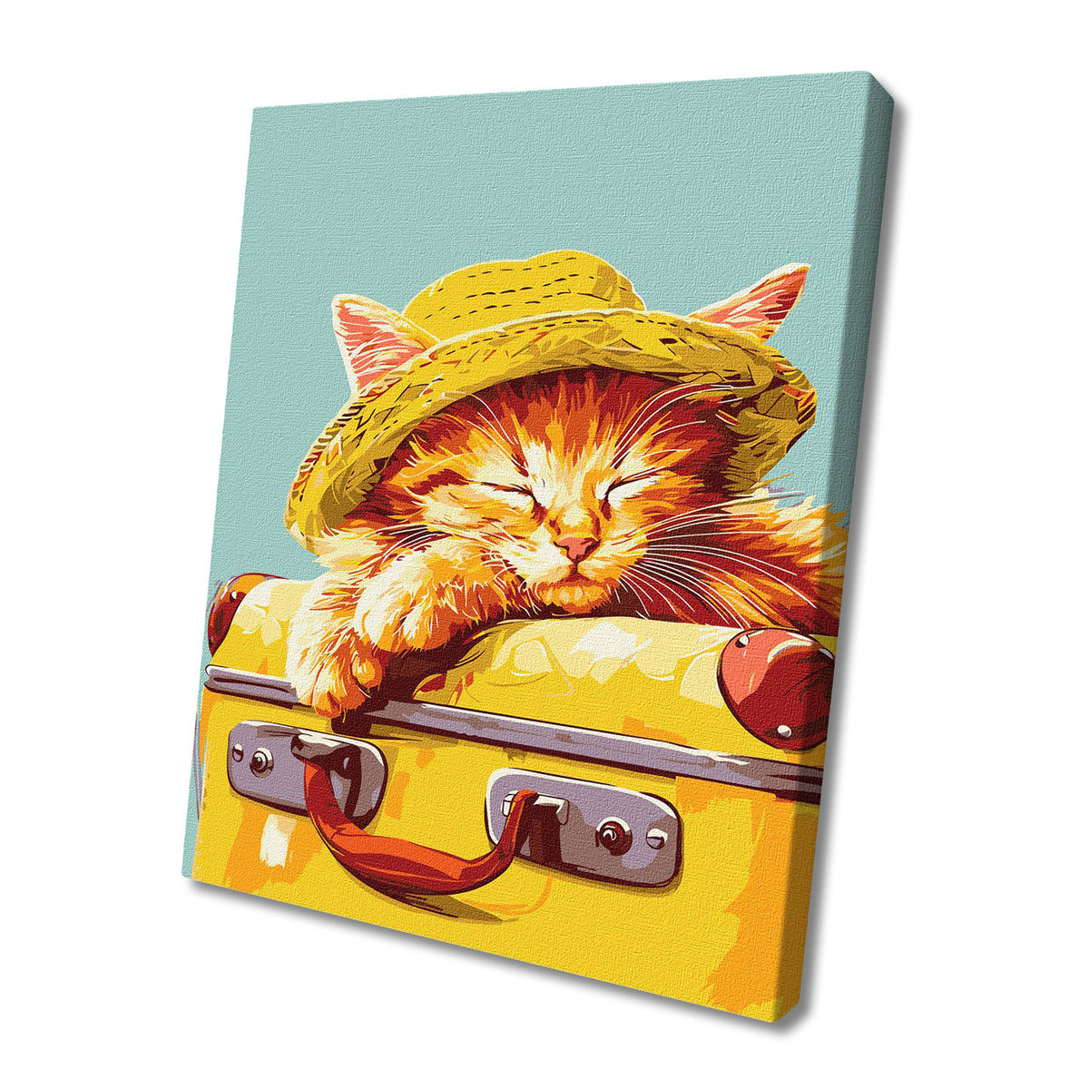 Sleeping Kitten Painting by Numbers Kit by Ideyka KHO6612-0