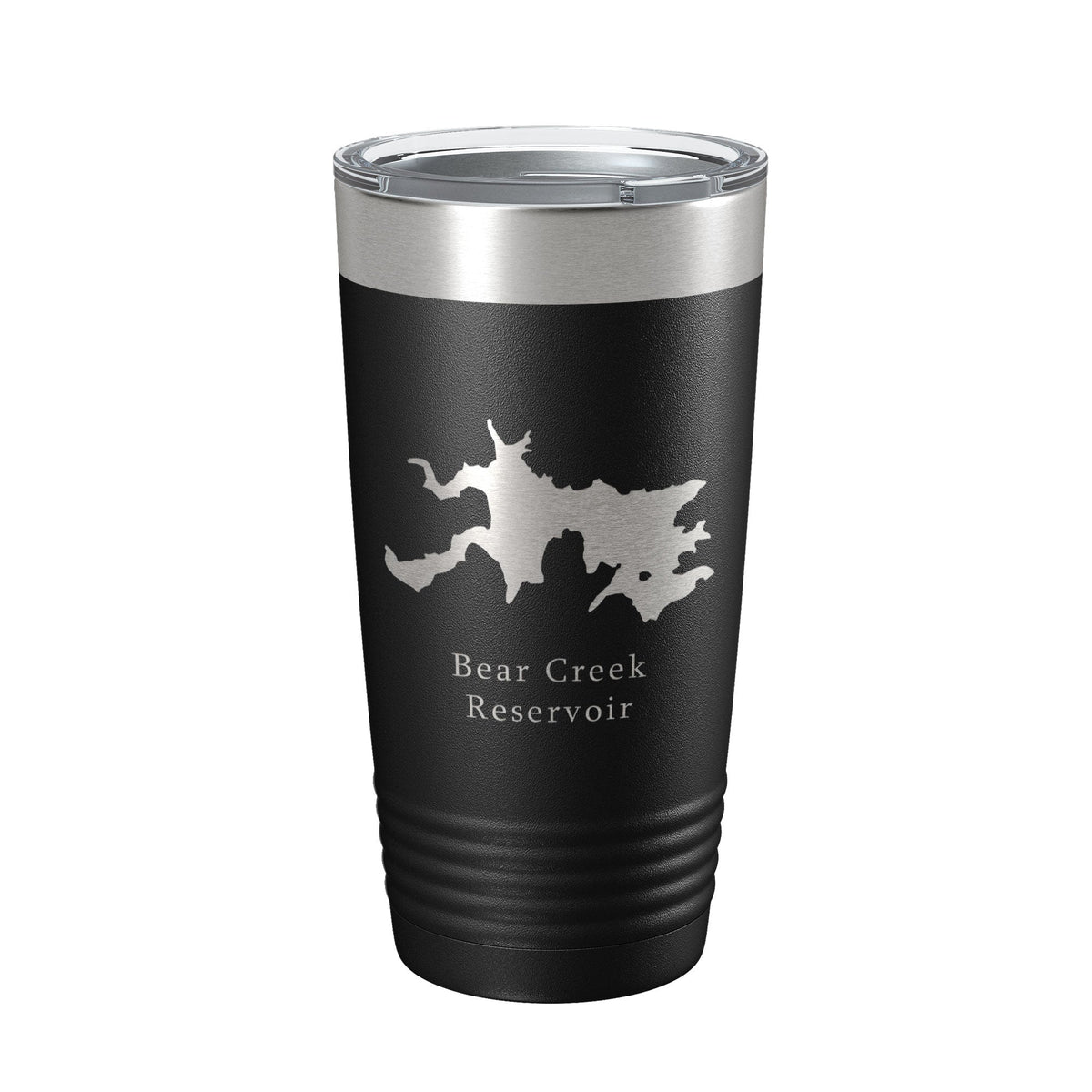 Bear Creek Reservoir Map Tumbler Travel Mug Insulated Laser Engraved Coffee Cup Lake Athens Jefferson Georgia 20 oz-5